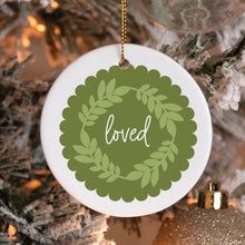 Load image into Gallery viewer, Loved Wreath Quote - Digital Download