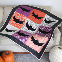Load image into Gallery viewer, EEK BOO SHRIEK: 8 QUILT BLOCKS, QUILT, TABLE RUNNER, &amp; MINI QUILT INSTRUCTIONS EBOOK (PDF FORMAT)