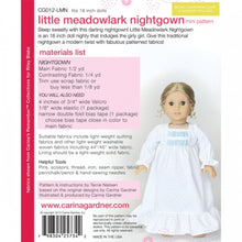 Load image into Gallery viewer, Little Meadowlark Nightgown Sewing Pattern PDF - Digital Download