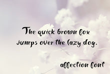 Load image into Gallery viewer, CG Affection Font - Digital Download