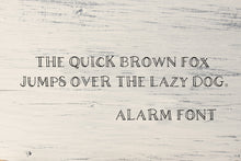 Load image into Gallery viewer, CG Alarm Font - Digital Download