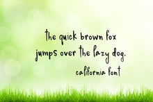 Load image into Gallery viewer, Cg California Font - Digital Download
