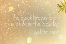 Load image into Gallery viewer, CG Golden Font - Digital Download