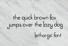 Load image into Gallery viewer, CG Lethargic Font - Digital Download