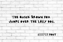 Load image into Gallery viewer, CG Simple Font - Digital Download