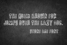 Load image into Gallery viewer, CG Stone Age Font - Digital Download