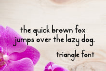Load image into Gallery viewer, CG Triangle Font - Digital Download