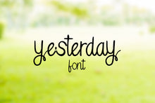 Load image into Gallery viewer, CG Yesterday Font - Digital Download