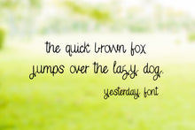 Load image into Gallery viewer, CG Yesterday Font - Digital Download