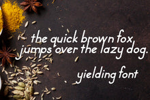 Load image into Gallery viewer, CG Yielding Font - Digital Download