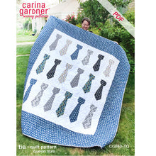 Load image into Gallery viewer, Tie Quilt Sewing Pattern PDF - Digital Download