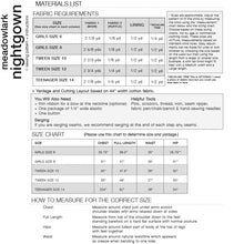 Load image into Gallery viewer, Meadowlark Nightgown Sewing Pattern PDF - Digital Download