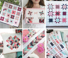 Load image into Gallery viewer, Carina Gardner's Simply Modern Patchwork Quilts eBook: 12 Posy Garden Quilts and Sewing Projects for the Beginning Quilter